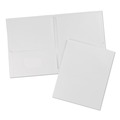 Filing & Folders | Avery 47991 40 Sheet Capacity 11 in. x 8.5 in. Two-Pocket Folder - White (25/Box) image number 1