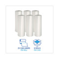 Trash & Waste Bins | Boardwalk H6639HWKGR1 33 in. x 39 in. 33 gal. 0.6 mil Perforated Roll Low-Density Waste Can Liners - White (150/Carton) image number 4