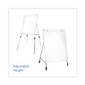 White Boards | Flipside 51000 27.5 in. x 32 in. Adjustable Dry Erase Board - White Surface, Satin Aluminum Frame image number 3