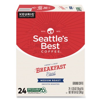  | Seattle's Best 12407882 Coffee K-Cups - Breakfast Blend (4/Carton)