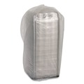 Food Trays, Containers, and Lids | Pactiv Corp. 75S20SDOME 7.5 x 7.5 x 2.02 Recycled Plastic Dome Lid for 6 x 6 Brownie Container - Clear (195/Carton) image number 2