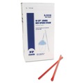 Cutlery | AmerCareRoyal RJSS10 10.25 in. Plastic Jumbo Spoon Straw - Red (5400/Carton) image number 0
