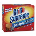 Sponges & Scrubbers | Brillo 23306 Strip and Shine 2.5 in. x 2 in. Steel Wool Balls - Gray (24/Carton) image number 1