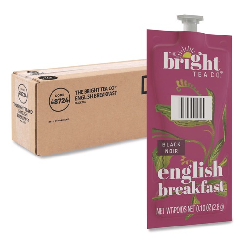 Beverages & Drink Mixes | FLAVIA 48724 The Bright Tea Co. English Breakfast Black Tea Freshpack (40/Carton) image number 0