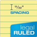 Notebooks & Pads | TOPS 63400 (50) Canary-Yellow 8.5 in. x 11.75 in. Sheets Wide/Legal Rule Docket Ruled Perforated Pads (12/Pack) image number 4