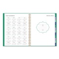 Notebooks & Pads | AT-A-GLANCE 1753G905 11 in. x 8.5 in. 13-Month (Jan-Jan 2026) Badge Geo Weekly/Monthly Planner - Green Cover image number 6