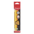 Pencils | Maped Helix 851779ZT Essentials Triangular Pre-Sharpened HB No. 2 Pencils - Black Lead/Yellow Barrel (12/Box) image number 0