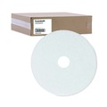 Cleaning & Janitorial Accessories | Boardwalk BWK4014WHI 14 in. Diameter Polishing Floor Pads - White (5/Carton) image number 0