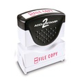 Stamps & Stamp Supplies | ACCUSTAMP2 035596 1.63 in. x 0.5 in. FILE COPY Pre-Inked Shutter Stamp - Red image number 0
