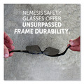 Safety & First Aid | Ansell KCC 25688 V30 Nemesis Safety Glasses - Black Frame/Smoke Lens image number 4