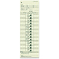 Just Launched | TOPS 1255 3.5 in. x 10.5 in. 1-Side Time Clock Cards Replacement for 10-100312/1950-9301/K14-36981D (500/Box) image number 0