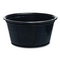  | Dart 200PCBLK 2 oz. Conex Complements Portion/Medicine Cups - Black (2500/Carton) image number 0