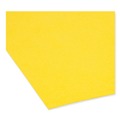 File Folders | Smead 12943 1/3-Cut Tabs Assorted Letter Size 0.75 in. Expansion Colored File Folders - Yellow (100/Box) image number 3