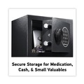 Office & Office Supplies | SentrySafe X014E 0.14 cu-ft. 9 in. x 6.6 in. x 6.6 in. Electronic Security Safe - Black image number 4