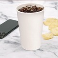Cups and Lids | SOLO RP16P-2050 16 oz. Double Sided Poly Paper Cold Cups - White (1000/Carton) image number 4