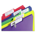 Dividers & Tabs | Avery 05027 0.94 in. x 3.44 in. Extra-Large TrueBlock File Folder Labels - White (18/Sheet, 25 Sheets/Pack) image number 5