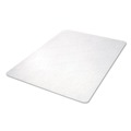 Office Chair Mats | Alera CM2E442FALEPL 46 x 60 All Day Use Non-Studded Chair Mat for Hard Floors - Clear image number 2