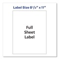 Labels | Avery 7278291200 White Shipping Labels-Bulk Packs, Inkjet/Laser Printers, 8.5 x 11, White, 500/Carton image number 3