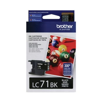 Brother LC71BK LC71BK Innobella 300 Page-Yield Ink - Black