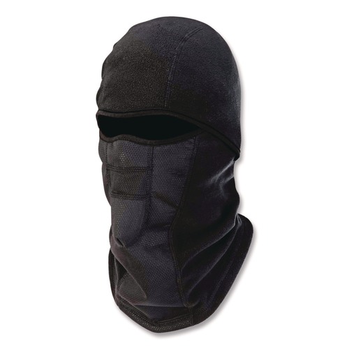 Safety & First Aid | Ergodyne 16823 N-Ferno 6823 One Size Fits Most Fleece Hinged Balaclava Face Mask - Black image number 0