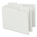 File Folders | Smead 12843 1/3-Cut Tabs Assorted Letter Size 0.75 in. Expansion Colored File Folders - White (100/Box) image number 1