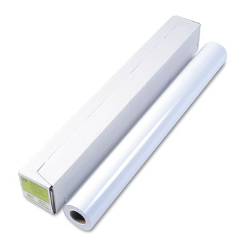 COPY AND PRINTER PAPER | HP Q1421B DesignJet 36 in. x 100 ft. Format Paper for InkJet Printers - Large, Satin White (1 Roll)