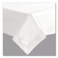 Linen and Table Accessories | Hoffmaster 210066 72 in. x 72 in. Tissue/Poly Tablecovers - White (25/Carton) image number 3
