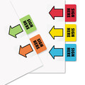Page Flags | Redi-Tag B76830 Removable Page Flags - Green/Yellow/Red/Blue/Orange (50/Pack) image number 1
