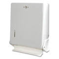 Paper Towels and Napkins | San Jamar T1905WH 11.63 in. x 5 in. x 14.5 in. True Fold C-Fold/Multifold Paper Towel Dispenser - White image number 2