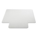 Office Chair Mats | Alera CM12233ALEPL 45 in. x 53 in. Moderate Use Wide Lipped Studded Chair Mat for Low Pile Carpet - Clear image number 3
