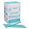 Cutlery | phade 511204 7.75 in. Marine Biodegradable Straws - Ocean Blue (6000/Carton) image number 0