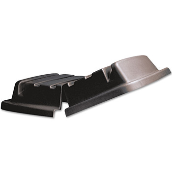 Rubbermaid Commercial FG461300BLA Hinged Dome Lid for Cube Truck - Black