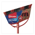 Brooms | O-Cedar 172163EA 48 in. Handle One Sweep Large Broom - Red/Black/Gray image number 0