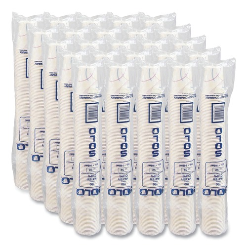 Cups and Lids | SOLO 52MD-0062 5 oz. Meridian Design Paper Cups - Multicolored (2500/Carton) image number 0