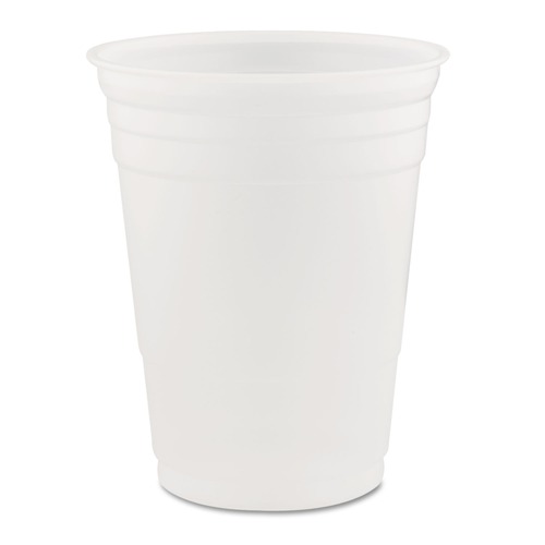 Just Launched | Dart P16 16 oz. Plastic Cold Drink Party Cups (20 Sleeves/Carton) image number 0