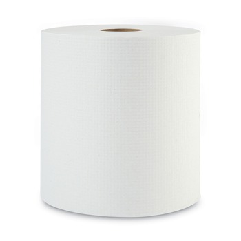 Boardwalk 8122 8 in. x 800 ft. 1-Ply Hardwound Paper Towels - White (6/Carton)
