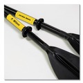 Labels | Brother P-Touch TZES661 1.4 in. x 26.2 ft. TZ Extra-Strength Adhesive Laminated Labeling Tape - Black on Yellow image number 2