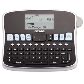 DYMO 1754488 LabelManager 360D 2.8 in. x 7.76 in. x 5.9 in. 2 Lines Label Maker