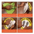 Floor Signs & Safety Signs | Tabbies 79185 BeSafe Messaging 12 in. Floor Decals - Black/White (60/Carton) image number 5