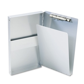  | Saunders 10507 Snapak Aluminum Side-Open Forms Folder with 0.38 in. Clip Capacity for 5 in. x 9 in. Sheets - Silver
