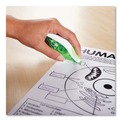 Erasers & Correction Supplies | Paper Mate Liquid Paper 662415K 0.2 in. x 335 in. DryLine Grip Non-Refillable Correction Tape - Gray/Green Applicator (2/Pack) image number 2