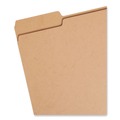 File Folders | Smead 10830 1/3-Cut Tabs Assorted Letter Size 0.75 in. Expansion Heavyweight Kraft File Folder - Brown (50/Box) image number 1