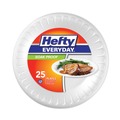 Bowls and Plates | Hefty D2-1029 10.25 in. Diameter Plate Foam Soak Proof Tableware - White (10/Carton) image number 0