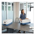 Boxes & Bins | Bankers Box 0070503 15.25 in. x 19.75 in. x 10.75 in. STOR/FILE Medium-Duty Strength Storage Boxes for Legal Files - White/Blue (4/Carton) image number 6