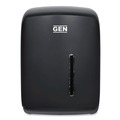 Paper Towel Holders | GEN T600BK 8.99 in. x 8.7 in. x 12.65 in. Centerpull Roll Towel Dispenser - Black image number 0