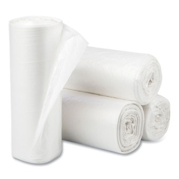TRASH BAGS | Inteplast Group EC243306N High-Density 16-gal. 6 Microns Commercial Can Liners - Natural (1000/Carton)