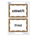 Labels | Avery 05146 3.38 in. x 2.33 in. Printable Adhesive Name Badges - Gold Border (100/Pack) image number 1