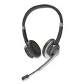 Office Accessories | Innovera 70003 IVR70003 Binaural Over The Head Bluetooth Headset - Black/Silver image number 0