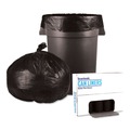 Trash & Waste Bins | Boardwalk H7658HKKR01 38 in. x 58 in. 60 gal. 0.65 mil Low-Density Can Liners - Black (100/Carton) image number 0