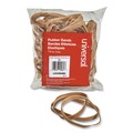 Rubber Bands | Universal UNV00464 4 oz. Box Size 64 0.04 in. Gauge Rubber Bands - Beige (80/Pack) image number 0